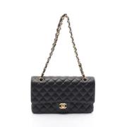 Chanel Vintage Pre-owned Tyg chanel-vskor Black, Dam