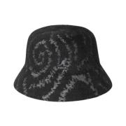 Kangol Svart Static Spin Lahinch Hatt Black, Unisex