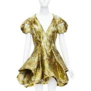 Alexander McQueen Pre-owned Pre-owned Polyester klnningar Yellow, Dam