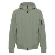 C.p. Company Grön Casual Jacka med Elastan Green, Herr