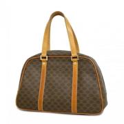 Celine Vintage Pre-owned Plast handvskor Brown, Dam