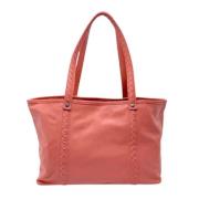 Bottega Veneta Vintage Pre-owned Laeder handvskor Pink, Dam