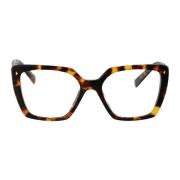 Prada Stiliga optiska glasögon med 0PR 16Zv Brown, Dam