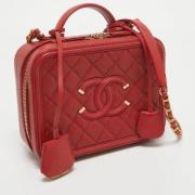 Chanel Vintage Pre-owned Laeder handvskor Red, Dam