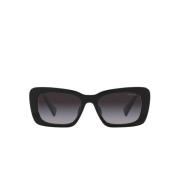 Miu Miu Stilfulla Cat-Eye Solglasögon Black, Dam