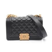 Chanel Vintage Pre-owned Tyg chanel-vskor Black, Dam