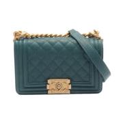 Chanel Vintage Pre-owned Tyg chanel-vskor Blue, Dam