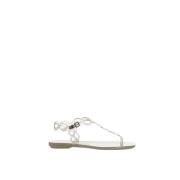 Sergio Rossi Mermaid Transparent Glitter Sandaler Gray, Dam