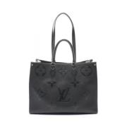 Louis Vuitton Vintage Pre-owned Canvas axelremsvskor Black, Dam