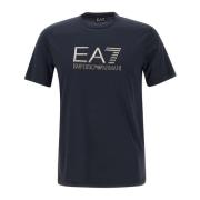 Emporio Armani EA7 T-Shirts Blue, Herr