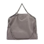 Stella McCartney Eco-läder Chain Tote Väska Gray, Dam