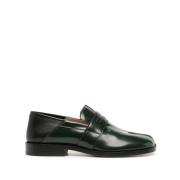 Maison Margiela Blå Casual Loafers med PVC-sula Green, Dam