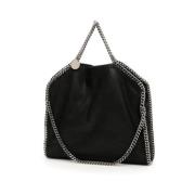 Stella McCartney Svart Crossbody Väska med Silverkedja Black, Dam