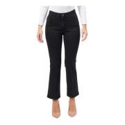 Jijil Svarta wide leg jeans Black, Dam