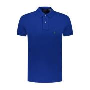 Polo Ralph Lauren Blå Polo Skjorta från Ss23 Kollektionen Blue, Herr