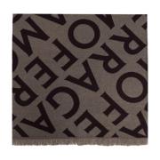 Salvatore Ferragamo Ullscarf med monogram Brown, Dam