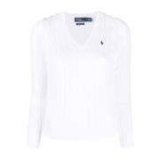 Polo Ralph Lauren Vit Casual Bomullströja White, Dam