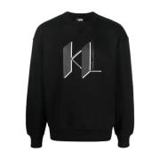 Karl Lagerfeld Unisex loungewear sweatshirt Black, Herr