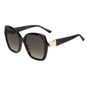 Jimmy Choo Brun Acetat Solglasögon för Kvinnor Brown, Dam