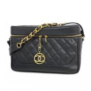 Chanel Vintage Pre-owned Laeder chanel-vskor Black, Dam