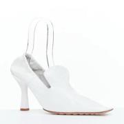 Bottega Veneta Vintage Pre-owned Laeder klackskor White, Dam