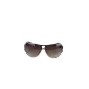 Dior Vintage Pre-owned Tyg solglasgon Brown, Dam