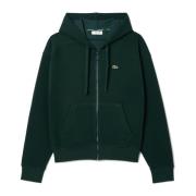 Lacoste Hoodie med dragkedja Green, Dam