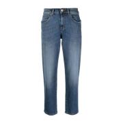 Lorena Antoniazzi Blå Denim Straight Jeans Blue, Dam