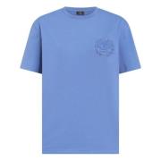 Etro Avslappnad Blå Kortärmad T-shirt Blue, Dam