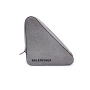 Balenciaga Vintage Pre-owned Canvas kuvertvskor Gray, Dam