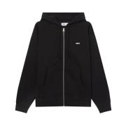 Obey Modig Works Dragkedja Hoodie Svart Black, Herr