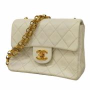 Chanel Vintage Pre-owned Paels chanel-vskor White, Dam