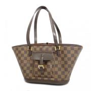 Louis Vuitton Vintage Pre-owned Canvas louis-vuitton-vskor Brown, Dam