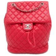 Chanel Vintage Pre-owned Paels chanel-vskor Red, Dam