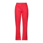 Dondup Kläder Jeans Red, Dam