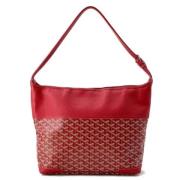 Goyard Vintage Pre-owned Canvas axelremsvskor Red, Dam