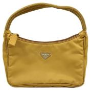 Prada Vintage Pre-owned Nylon prada-vskor Yellow, Dam