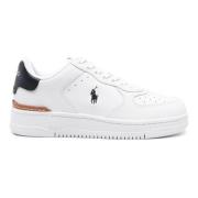 Polo Ralph Lauren Vita Läder Casual Sneakers White, Dam