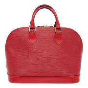 Louis Vuitton Vintage Pre-owned Laeder louis-vuitton-vskor Red, Dam