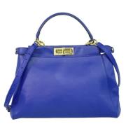 Fendi Vintage Pre-owned Laeder fendi-vskor Blue, Dam