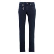 Paul & Shark Slim Fit Jeans med Logo Charm Blue, Herr