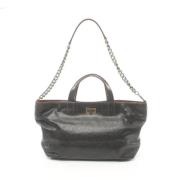 Chanel Vintage Pre-owned Laeder chanel-vskor Black, Dam