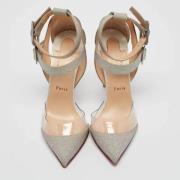 Christian Louboutin Pre-owned Pre-owned Tyg klackskor Gray, Dam