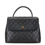 Chanel Vintage Pre-owned Laeder handvskor Black, Dam