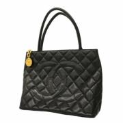 Chanel Vintage Pre-owned Laeder chanel-vskor Black, Dam