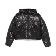 Dkny Svart Puffer Dunjacka Black, Dam