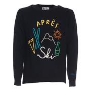 MC2 Saint Barth Blå Heron Crew-Neck Sweater Blue, Herr