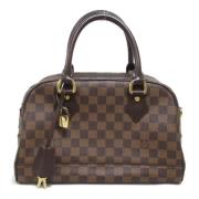 Louis Vuitton Vintage Pre-owned Canvas handvskor Brown, Dam