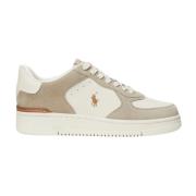 Polo Ralph Lauren Court Läder och Mocka Sneakers Beige, Herr