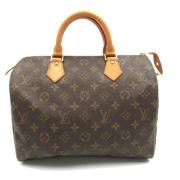 Louis Vuitton Vintage Pre-owned Canvas handvskor Brown, Dam